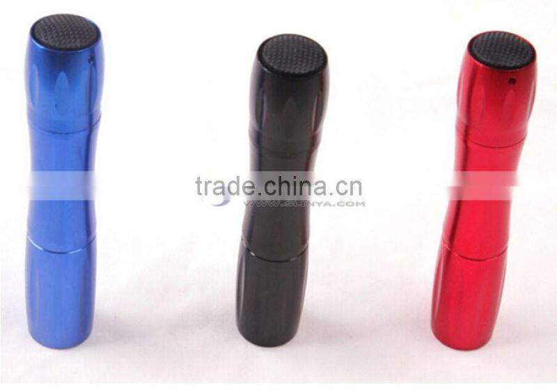 Promotion Gift AA Powered Slim Golden Flashlight