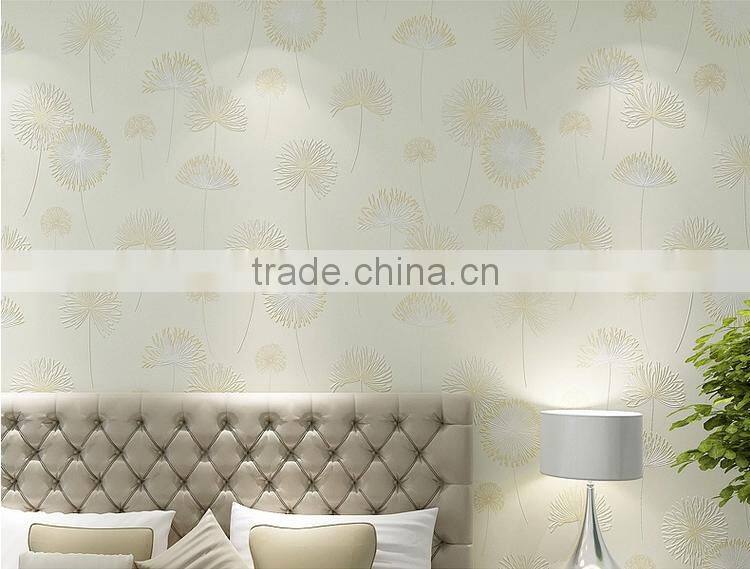 dandelion wallpaper bedroom living room TV background wallpaper