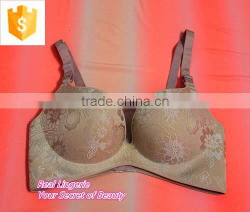 Laser Cut Bra, Floral Lace Bra, One-Piece Bra