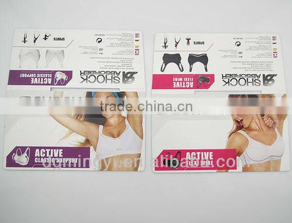 Customized Printed Camisole Paper Card