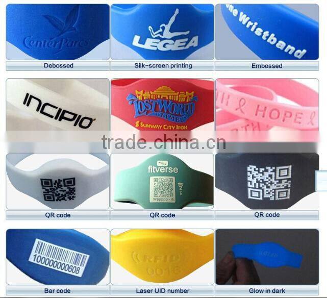 silicone rfid rubber bracelet products