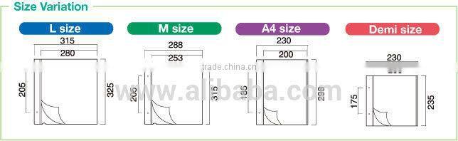 Simple colors stylish self-adhesive sheet 3x5 photo album for sale