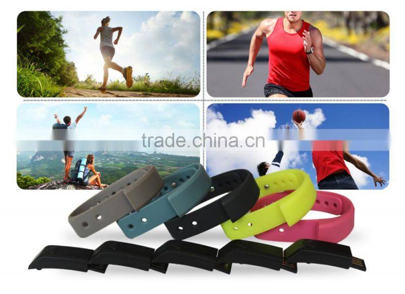 2016 Top Sale Bodybuilding and Fitness Pedometer Tracker & Sleep analysis Smart Bracelet