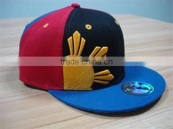 Wholesale unstructured flat cap Nylon snapback cap