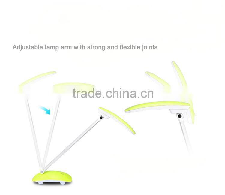 USB Port aluminium 4W Foldable Table Lamp Reading Lamp Work Light JK822T Rechargeable