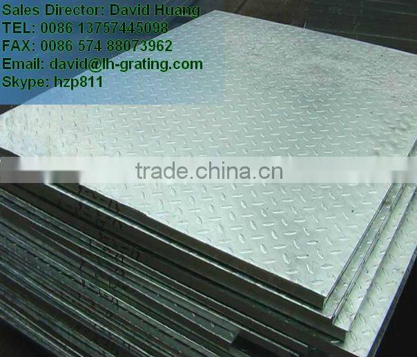 galvanized compound steel grating walkway platform