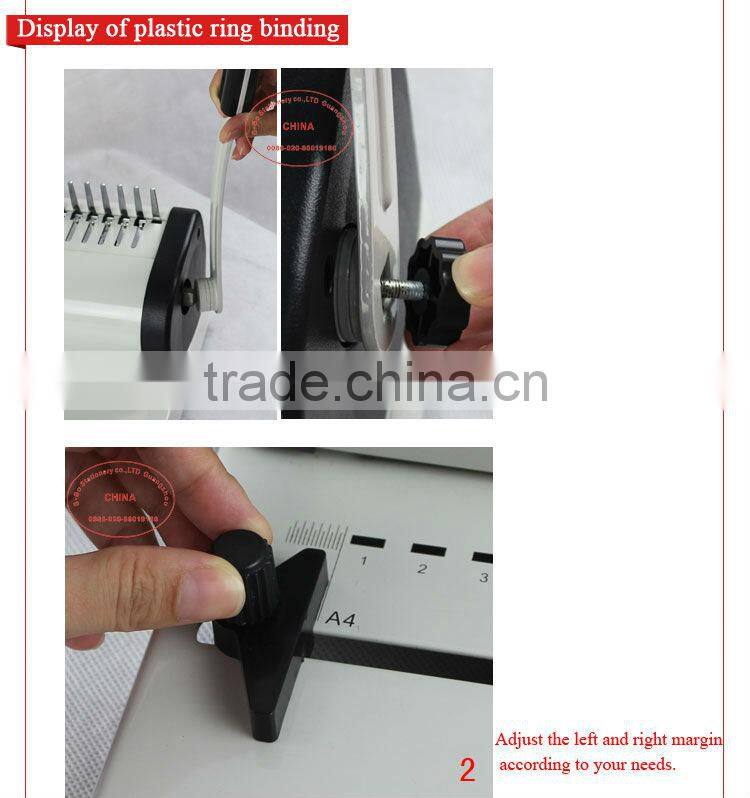 Spiral book binding machine