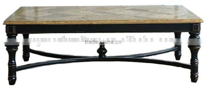 Classic Living Room Rustic Wooden Rectangular Coffee Table