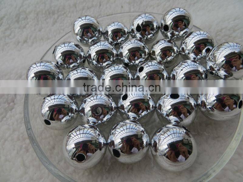 20MM Jewelry Accessories Shinny Silver Gold-Plating CCB Beads ,Fashion acrylic ccb beads for large beads jewelry making!