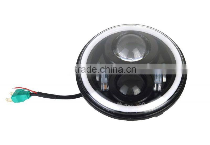 New arrival and high power led auto headlights 50W 7 inch