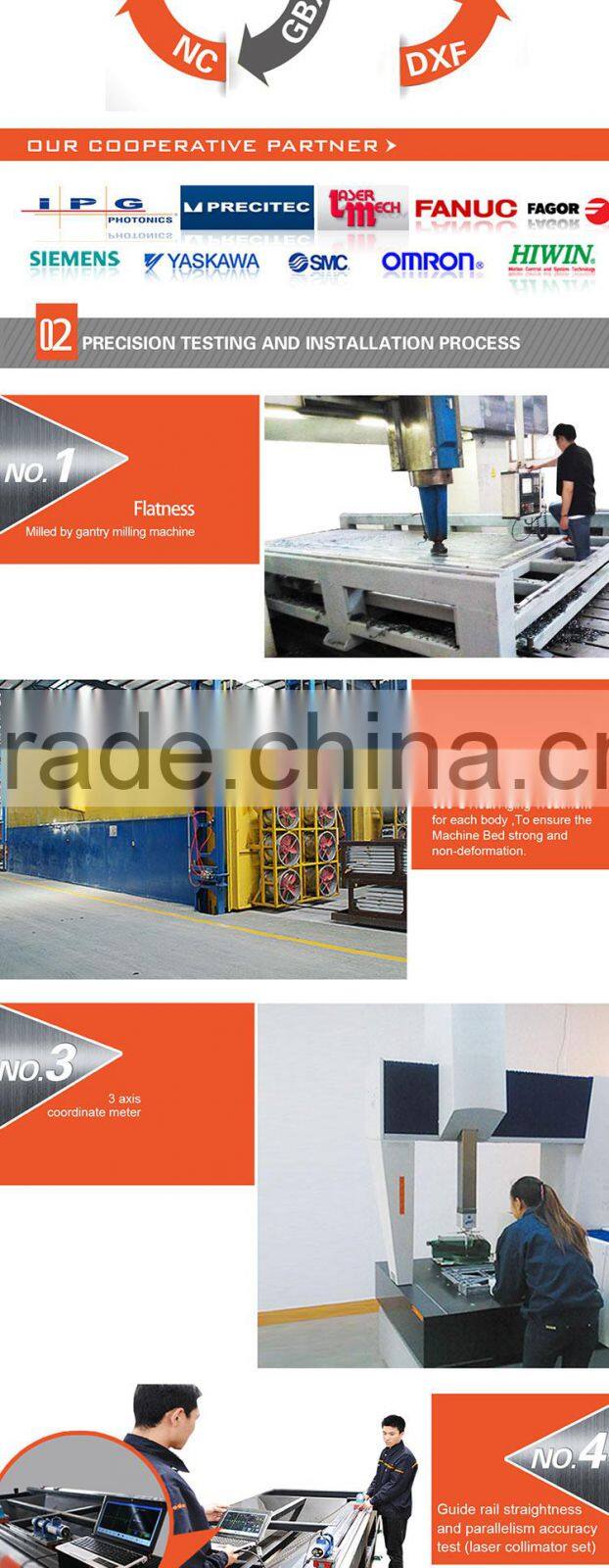 Bodor 2 years warranty metal tube laser cutting machine