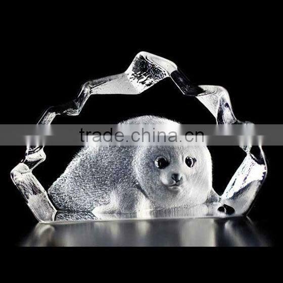 Cat crystal deep carving