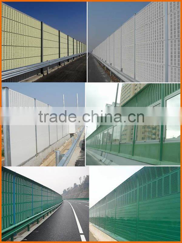 2020 new design Singapore market noise Barrier,Highway noise absorbing noise wall