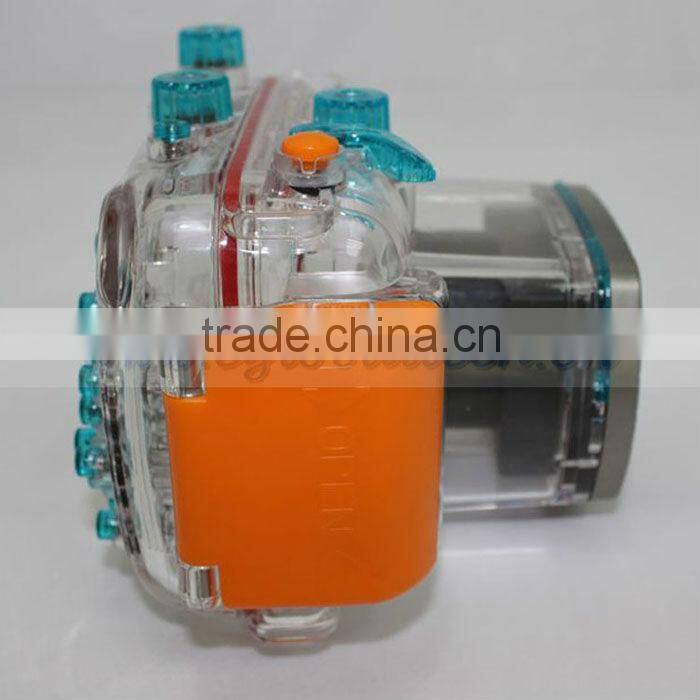 40M/130ft Diving Camera Case Underwater Waterproof Camera Housing Casing Hard Bag Diving Equipment for Canon