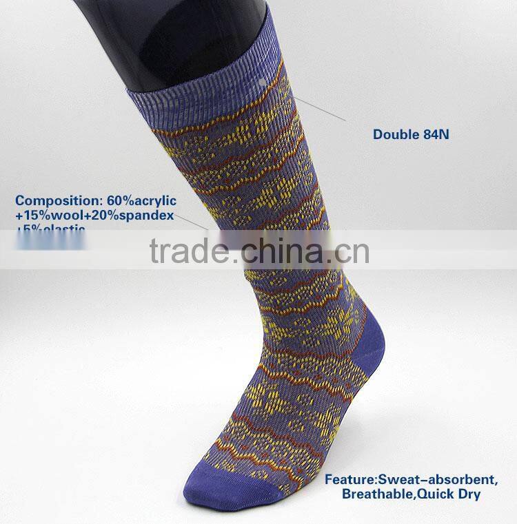 Good quality new design wool socks acrylic socks