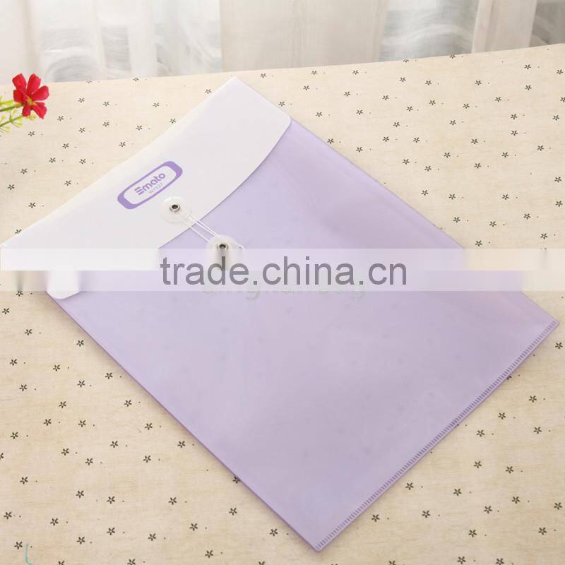 2015 waterproof factory pvc file bag, documents pouch