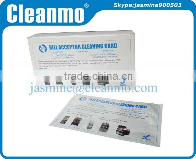 Compatible JCM Bill Validator/Acceptor Cleaning Cards