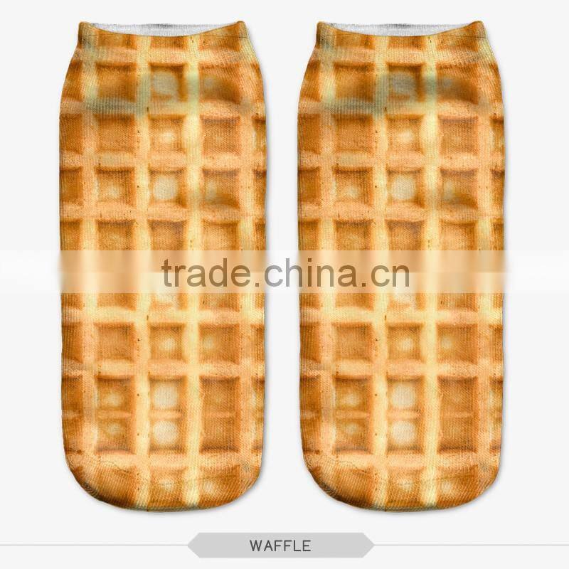 women hot girls tube socks high quality 3d digital full print colorful ankle socks sports unisex custom hot sale stretch spandex