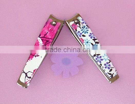 Metal Plated Nail clipper with pretty girl printing