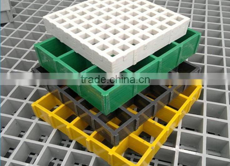 Powerful Fiberglass Molded Grating Manufacturer GRP Grating For Equipment Platform