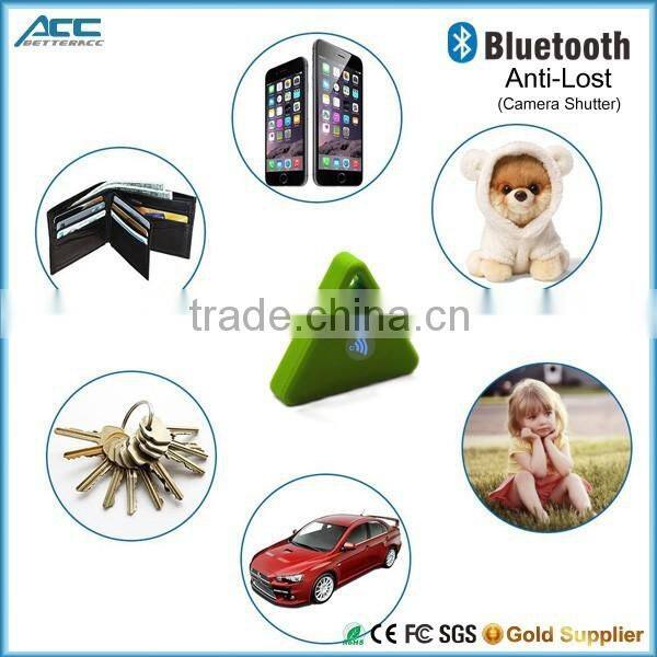 Bluetooth 4.0 Anti-lost/Anti-Theft Alarm Device/Tracker key Finder GPS Locator with Camera Remote Shutter and Recording Function