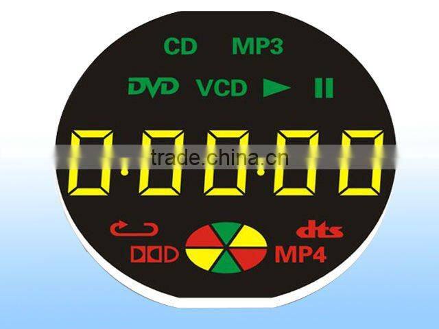 customized 4 digits 7 segment DVD player