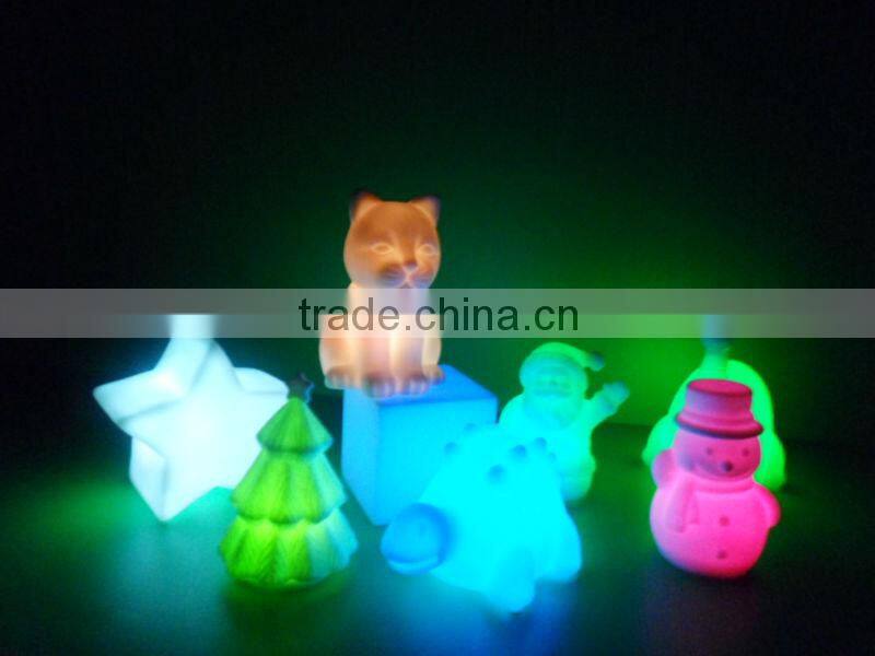Color changing LED power supply dinosaur baby night light