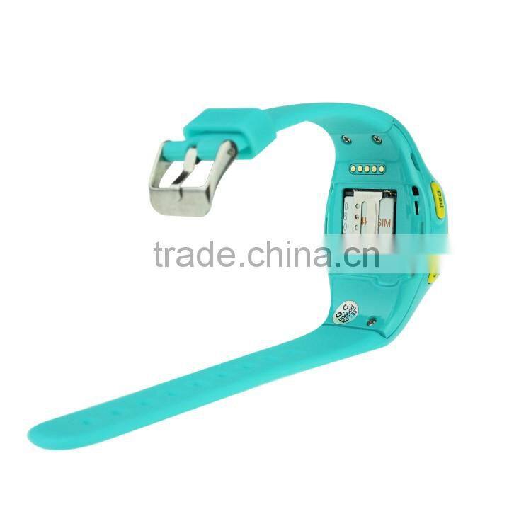 Kids waterproof cell phone watch with gps tracker wrist watch