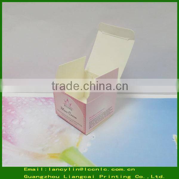 Matt Lamination Coated Paper Skin Care Cream Packaging Box For Sale