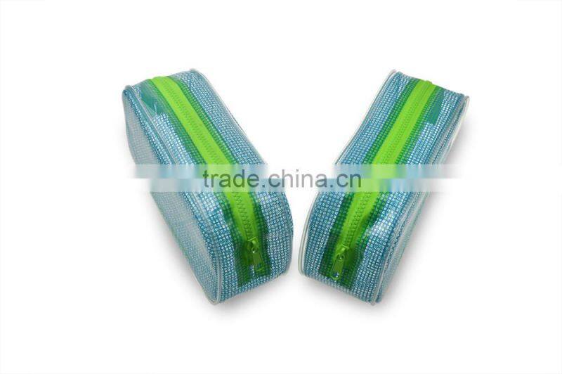 Large Market Simple Clear PVC Zipper Cosmetic Makeup Case