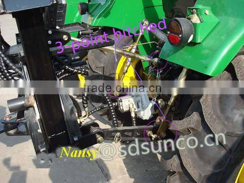 shandong sunco backhoe tractor,3 point backhoe attachment