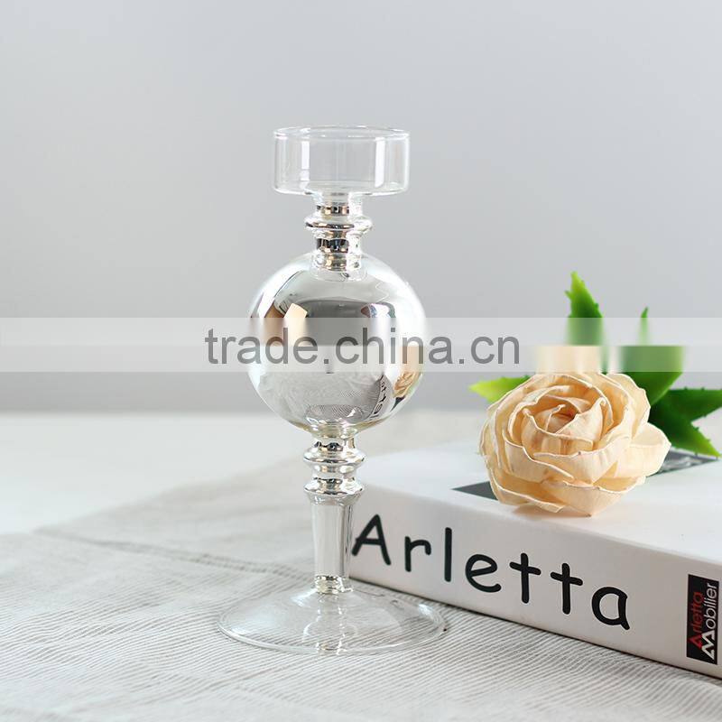 Promotion Cheap glass candle holder