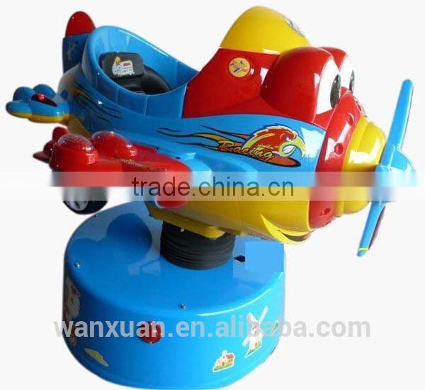 Export New Design hot kiddy rides rotating aircraft Amusement park games factory