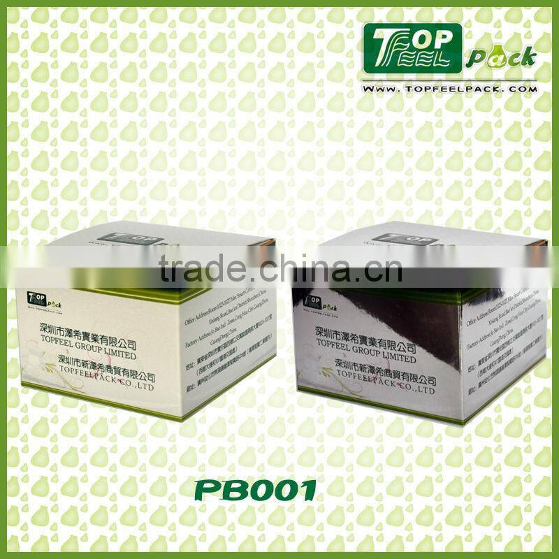 Custom design Fancy Square paper box for cosmetics