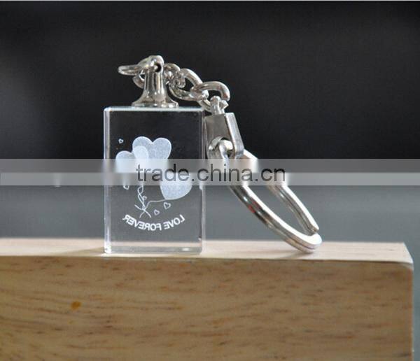 2015 popular Christmas gift cheap crystal keychain