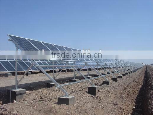 pvsolver ground mounted solar rack system