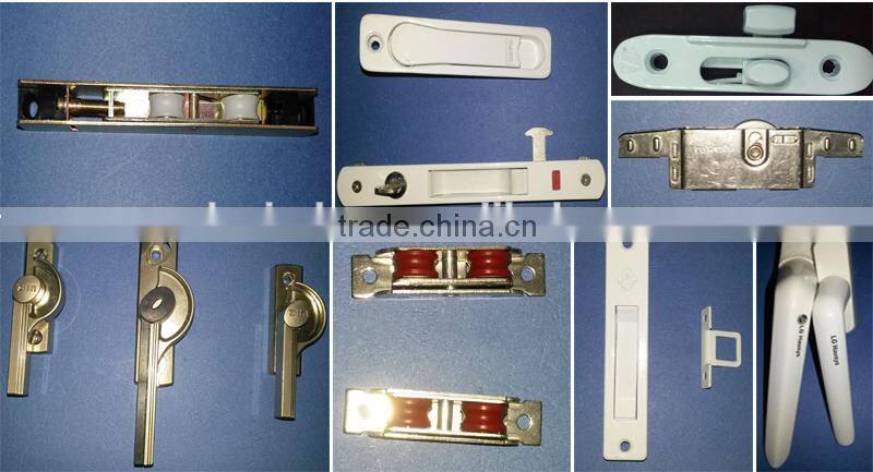 PVC/UPVC Frame material and Horizontal opening pattern pvc window