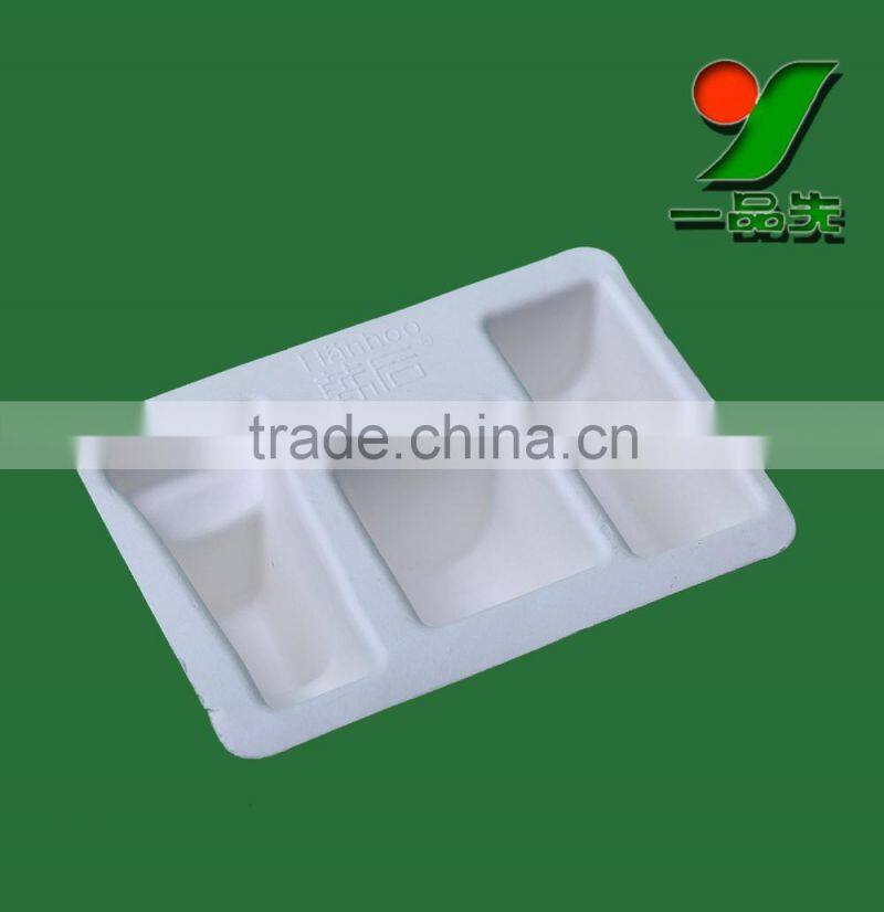 China Supplier Nontoxic Biodegradable Molded Bagasse Pulp/Moulded Sugarcane Fibre Cosmetic & Skincare Packaging