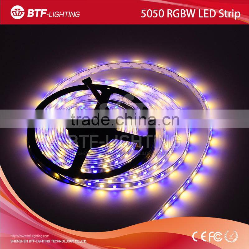 5m 5050 RGBW led strip 60leds/m RGB+Warm White led strip Tube-Waterproof IP67 DC12V SMD 5050 Mixed RGB color