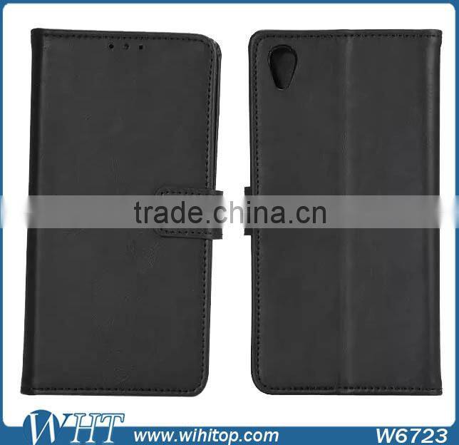 For Sony Xperia Z3+ Leather Case, Crazy Horse Wallet Leather Flip Stand Case for Sony Xperia Z3+ Plus E6553