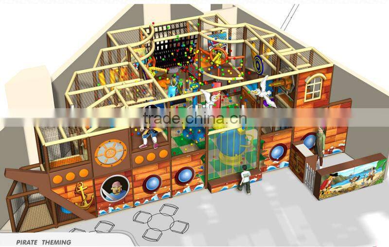 Cheer Amusement children Themed Ocean And Pirate indoor playground