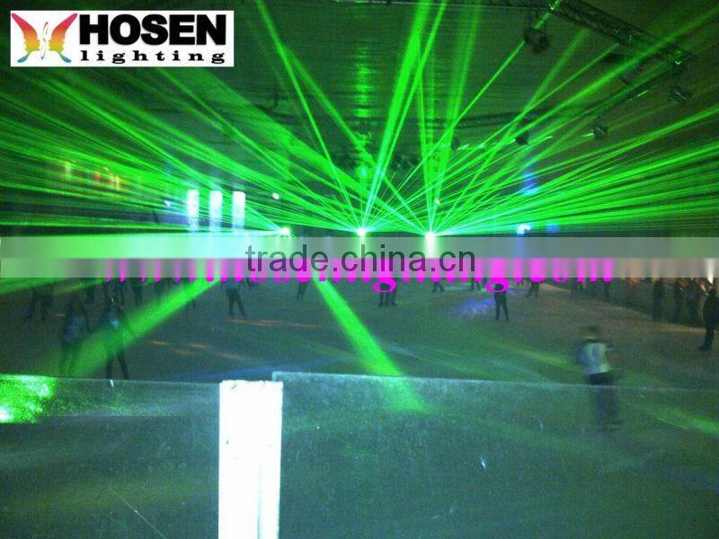 5W Green laser light