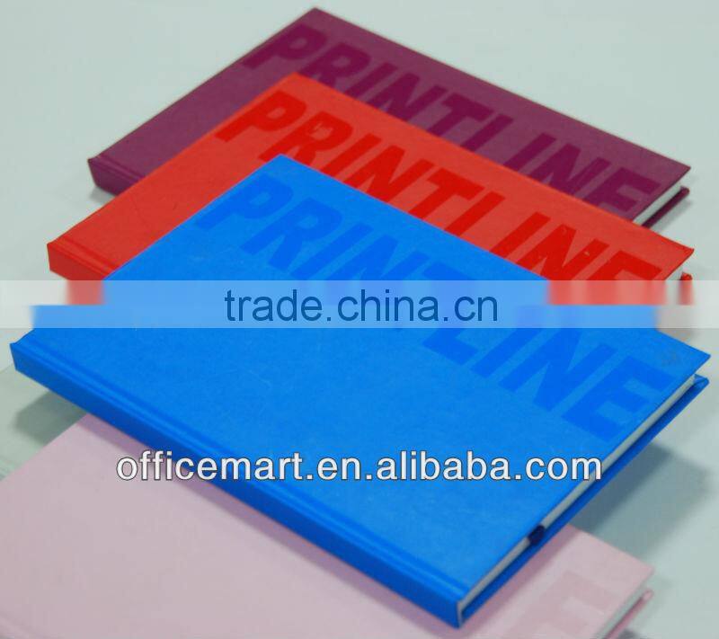 A6 hard cover notebook with UV