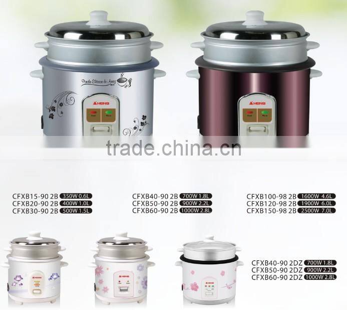 Cylindric Electric Rice Cooker, Automatic temperature controlling and keeping, conveniently cleaning