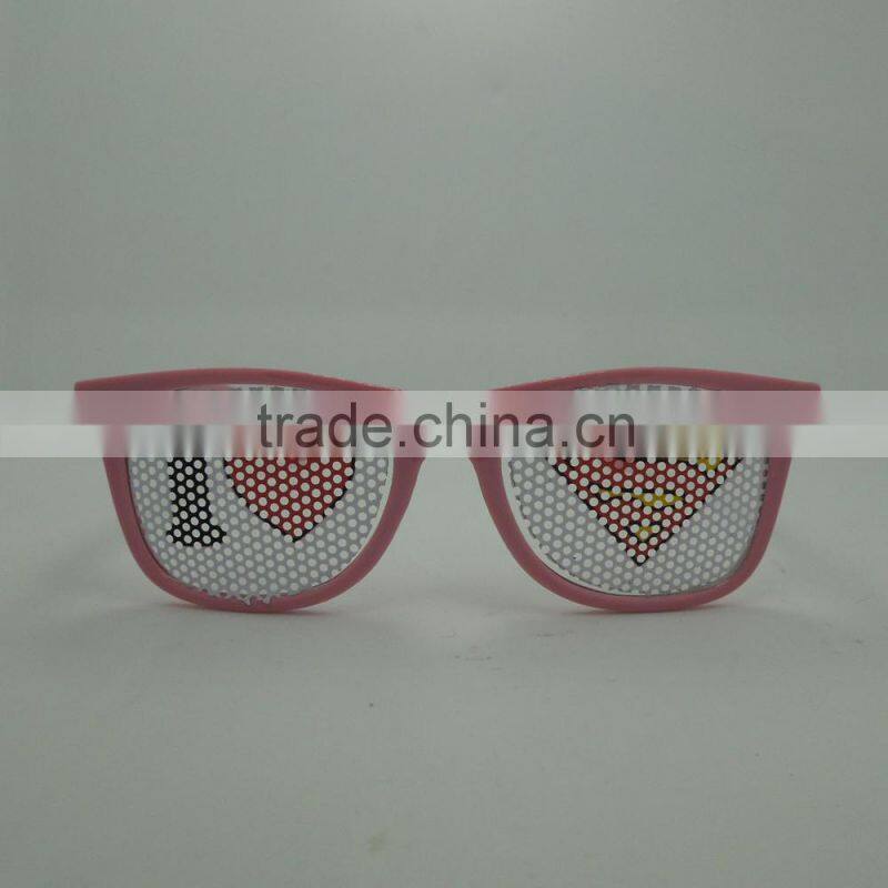 Pinhole Sticker Sunglasses Party Sunglasses