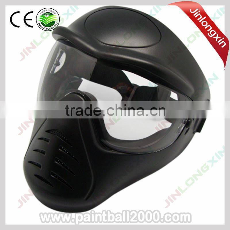 Paintball HEAVY DUTY FACE MASK WITH ANTI-FOG LENS BLACK