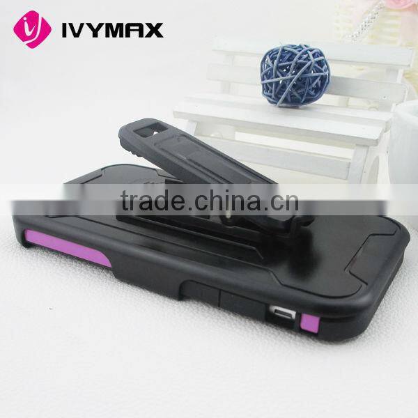 Cell phone belt clip stand case for apple iphone6 4.7'