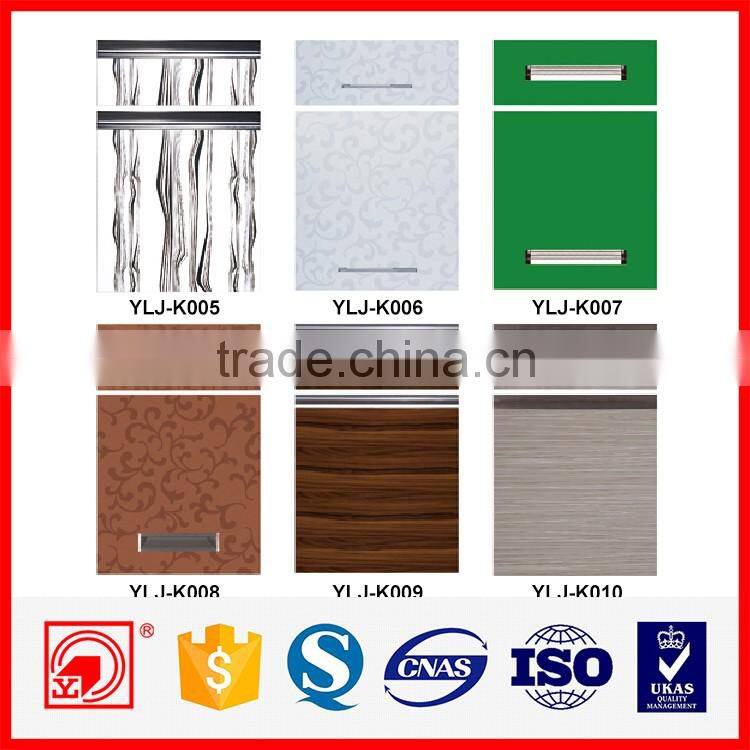aluminum frame pvc kitchen cabinet door acrylic kitchen cabinet door