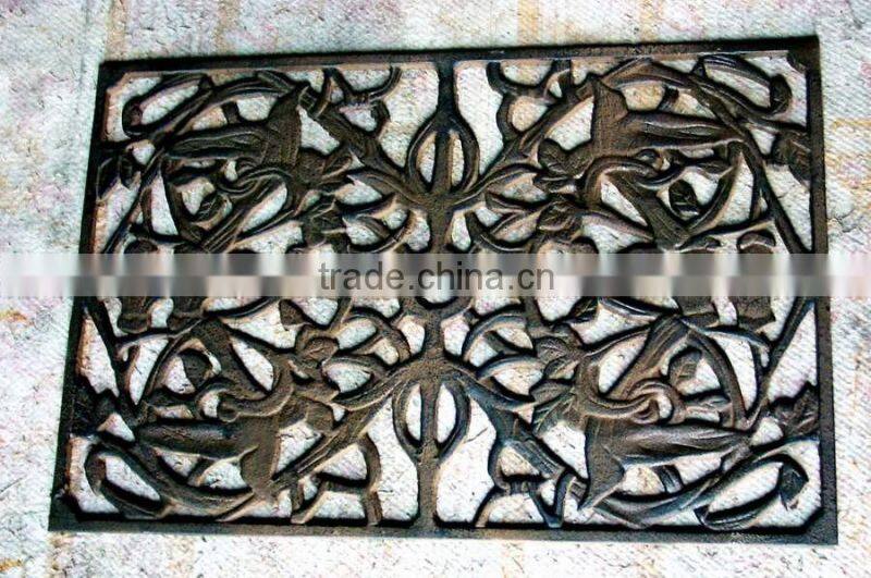 cast iron personalized doormat