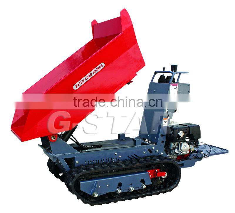 BY800S 800kg self loading track dumper mini dumper